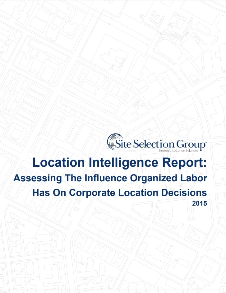 2015 Organized Labor Trends Report cover