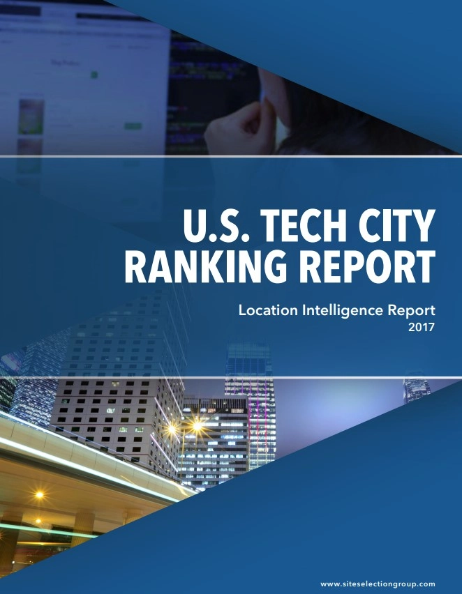2017 U.S. Tech City Ranking Report cover