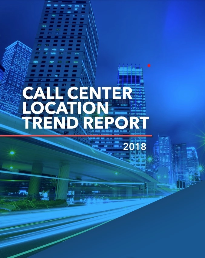 2018 Call Center Location Trends Report Cover