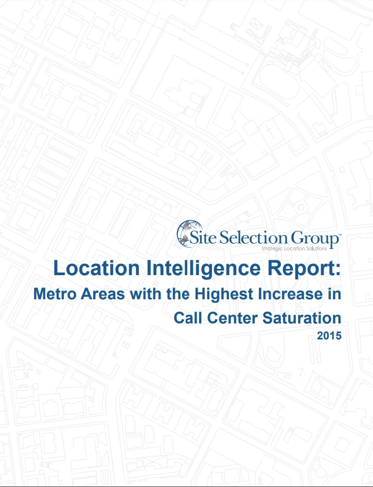 2015 Call Center Saturation Report cover