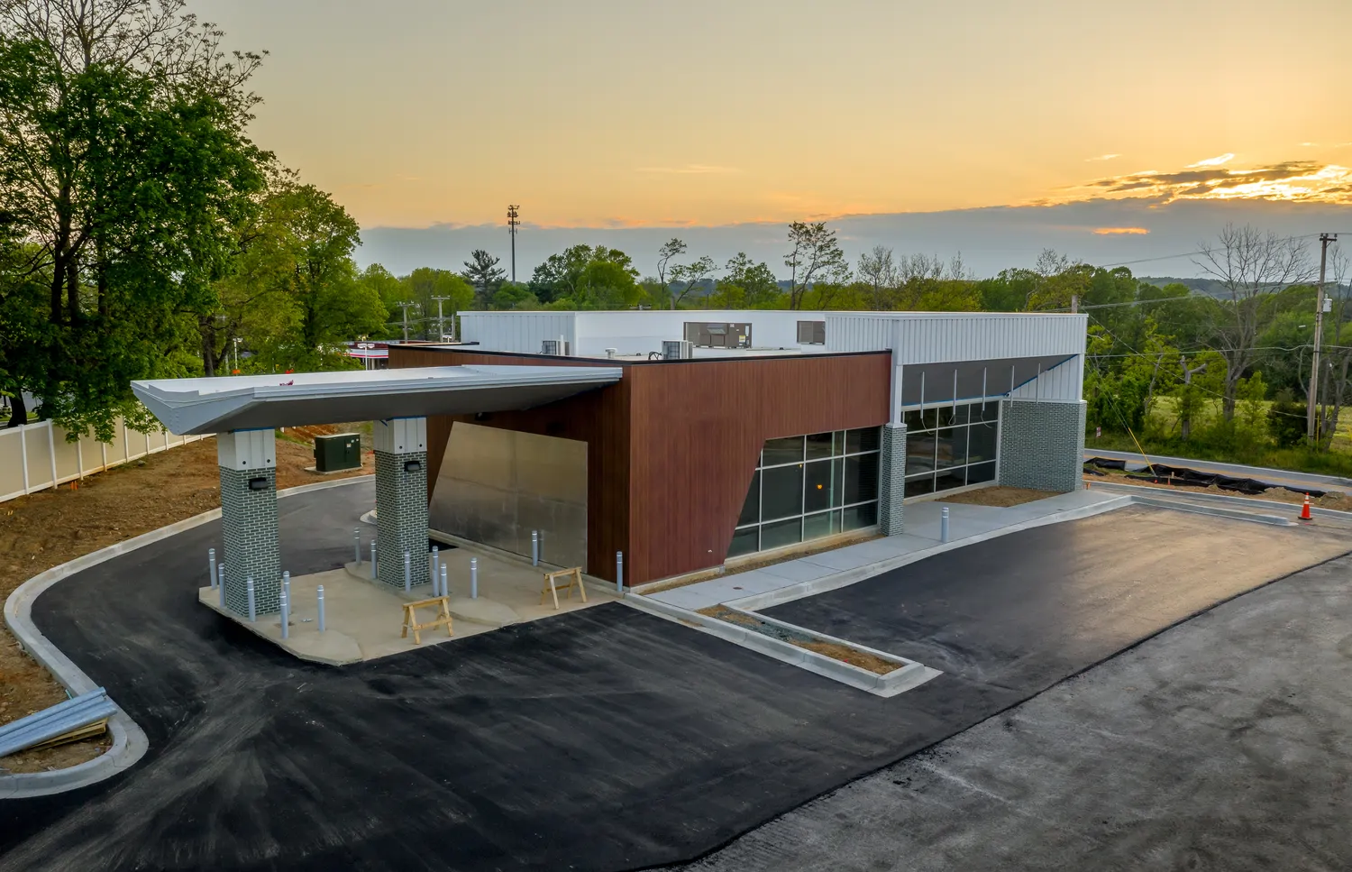 Bank branch development in rural area